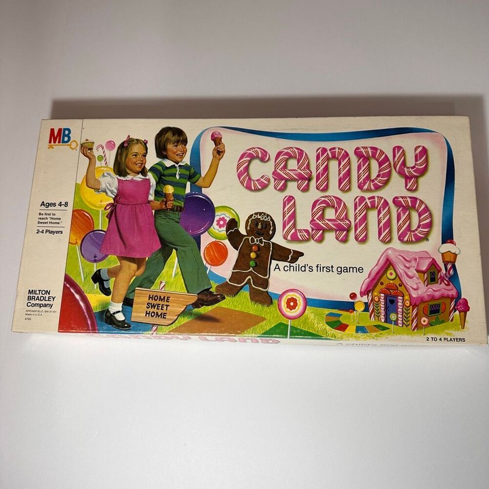 Vintage Candy Land 1978 Milton Bradley Board Game Includes 1962 board